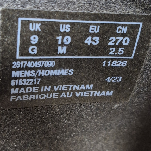 Clarks Originals Wallabee Oxford shoes men's 10 taupe gray suede gum sole - Picture 13 of 13